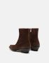 Dondup Western-stijl Splitleren Laarzen met Metalen Neuskap - Thumbnail 2