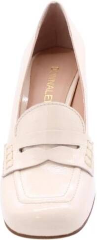 Donna Lei Elegant Zelda Moccasin Heels Beige Dames