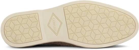 Doucal's Almond Toe Slip-On Loafers met Logo