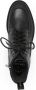 Doucal's Heren tumbled leren veterschoen enkellaars | zwart Black Heren - Thumbnail 8