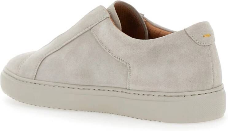 Doucal's Beige Slip-On Suède Sneakers Beige Heren