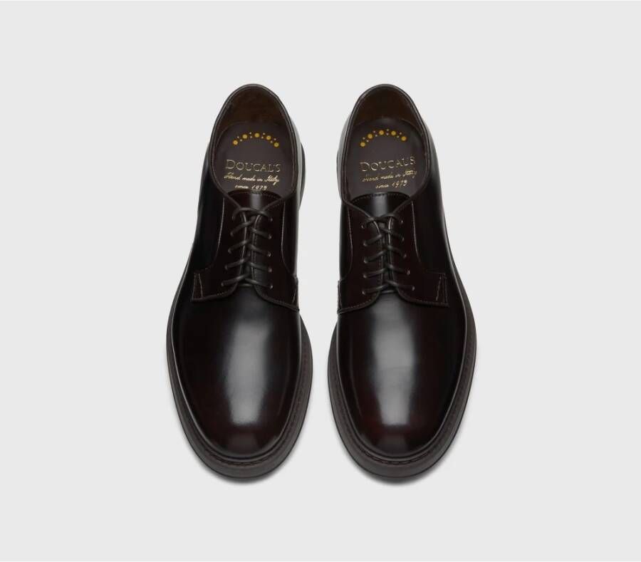 Doucal's Blake Gestikte Leren Zakelijke Schoenen