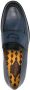 Doucal's Blauw en zwart getextureerde penny loafers Blue Heren - Thumbnail 2