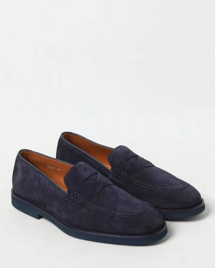 Doucal's Blauwe Flat Schoenen