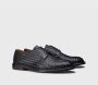 Doucal's Herenschoenen met veters in geweven leer | blauw Blue Heren - Thumbnail 6