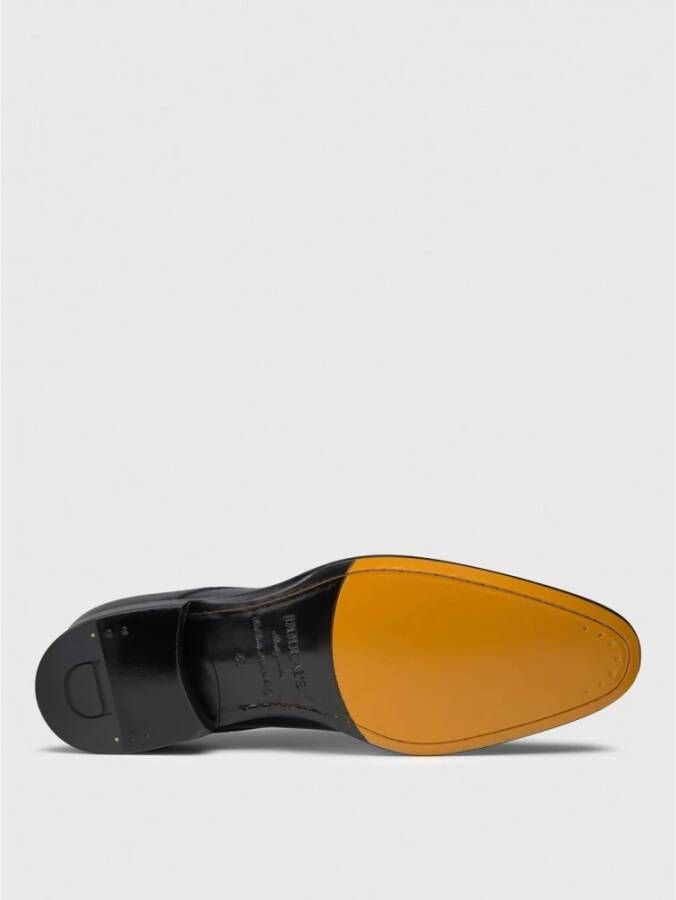 Doucal's Blauwe Leren Brogue Derby Schoenen