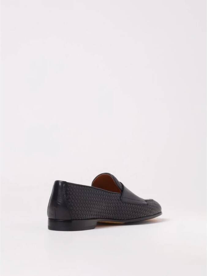Doucal's Blauwe Monk Strap Loafers