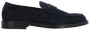 Doucal's Blauwe Suède Penny Loafers Blue Heren - Thumbnail 4