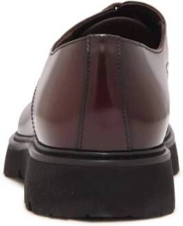 Doucal's Bordeaux Veterschoenen Made in Italy