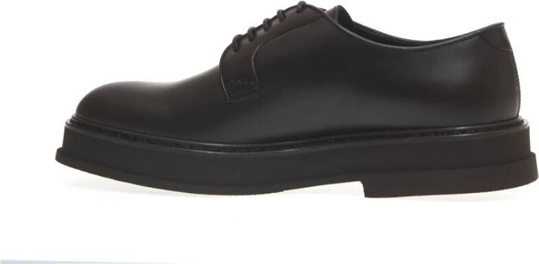 Doucal's Bruin Leren Veterschoenen Derby Schoenen