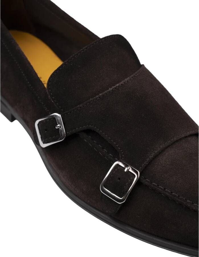 Doucal's Bruine Leren Platte Schoenen