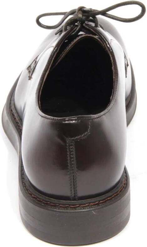 Doucal's Bruine Leren Veterschoenen