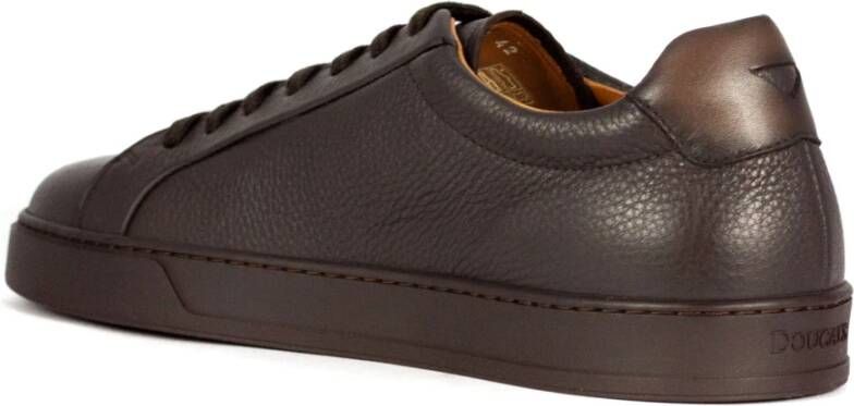 Doucal's Bruine Leren Veterschoenen