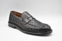Doucal's Herens loafer van geweven leer | blauw Blue Heren - Thumbnail 2
