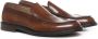 Doucal's Bruine Platte Schoenen Rubberen Zool Ronde Neus Brown Heren - Thumbnail 2