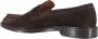Doucal's Bruine Suède Penny Loafer Schoen - Thumbnail 2