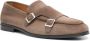 Doucal's Camel Suede Mocassin met Dubbele Gesp - Thumbnail 2