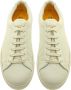 Doucal's Crème Sneakers Aw24 Gevet Leer Beige Heren - Thumbnail 3