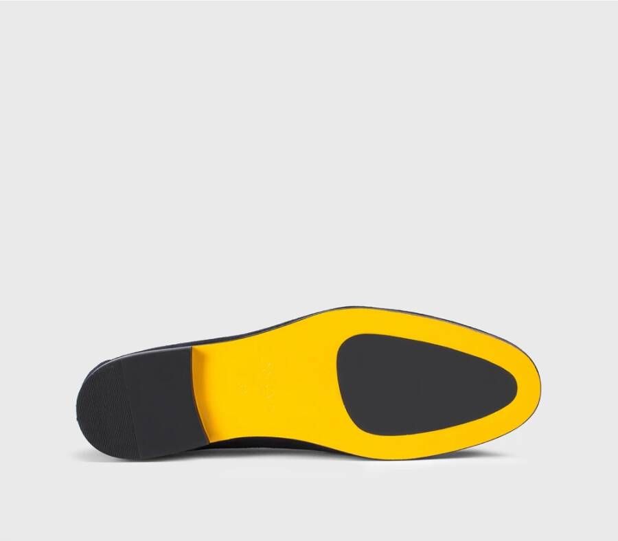 Doucal's Damesuède loafer | blauw Blue Dames