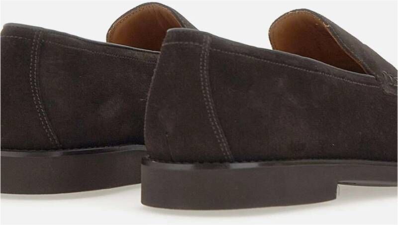Doucal's Donkerbruine Flat Schoenen