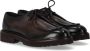 Doucal's Donkerbruine Leren Veterschoenen met Modern Design - Thumbnail 2