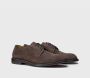 Doucal's Donkerbruine Suède Derby Schoenen Brown Heren - Thumbnail 4