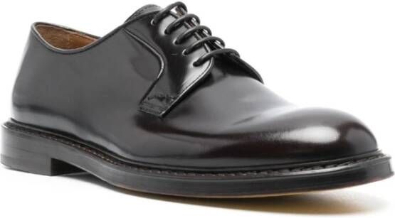 Doucal's Elegant Horse Derby Shoes Black Heren