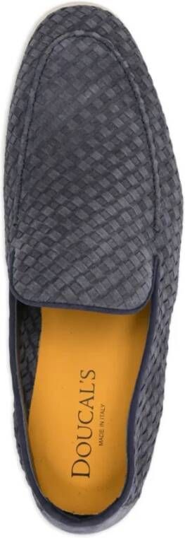 Doucal's Embossed Logo Loafers