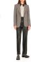 Doucal's Grijze Leren Loafers Ronde Neus Voorband Gray Dames - Thumbnail 6
