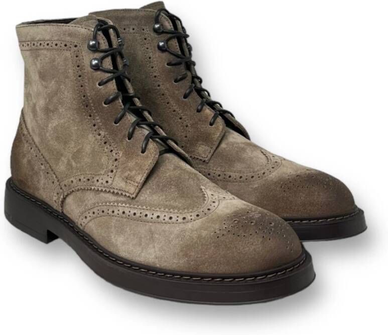 Doucal's Half Wing Boot Enkellaarzen Bruin Heren