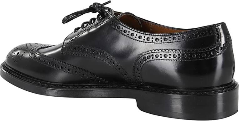 Doucal's Half Wing Horse Derby Schoen Black Heren