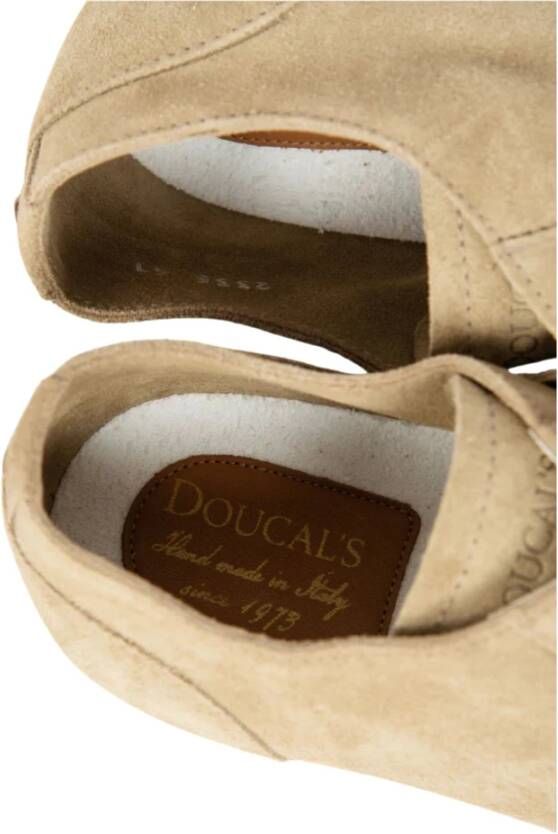 Doucal's Handgemaakte Suede Vetersneakers