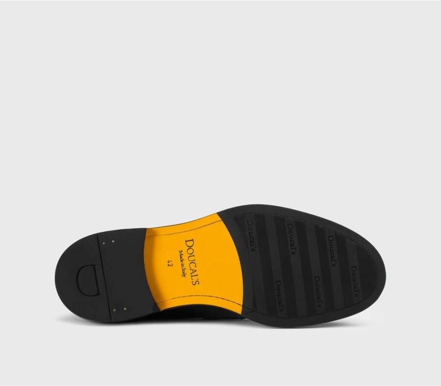 Doucal's Heren leren Penny loafer | donkerbruin Brown Heren