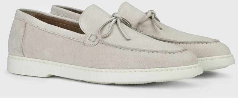 Doucal's Heren loafer van suède | zand Beige Heren