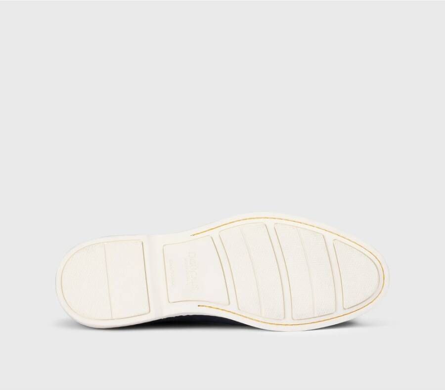 Doucal's Heren suède veterschoen | blauw