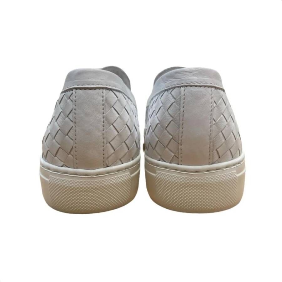 Doucal's Geweven Loafers voor Mannen White Heren