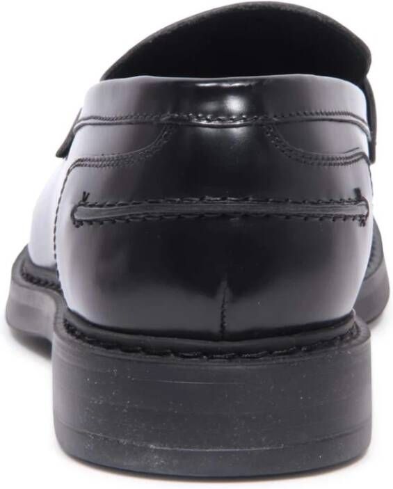 Doucal's Italiaanse Loafer Horse Nero Zwart