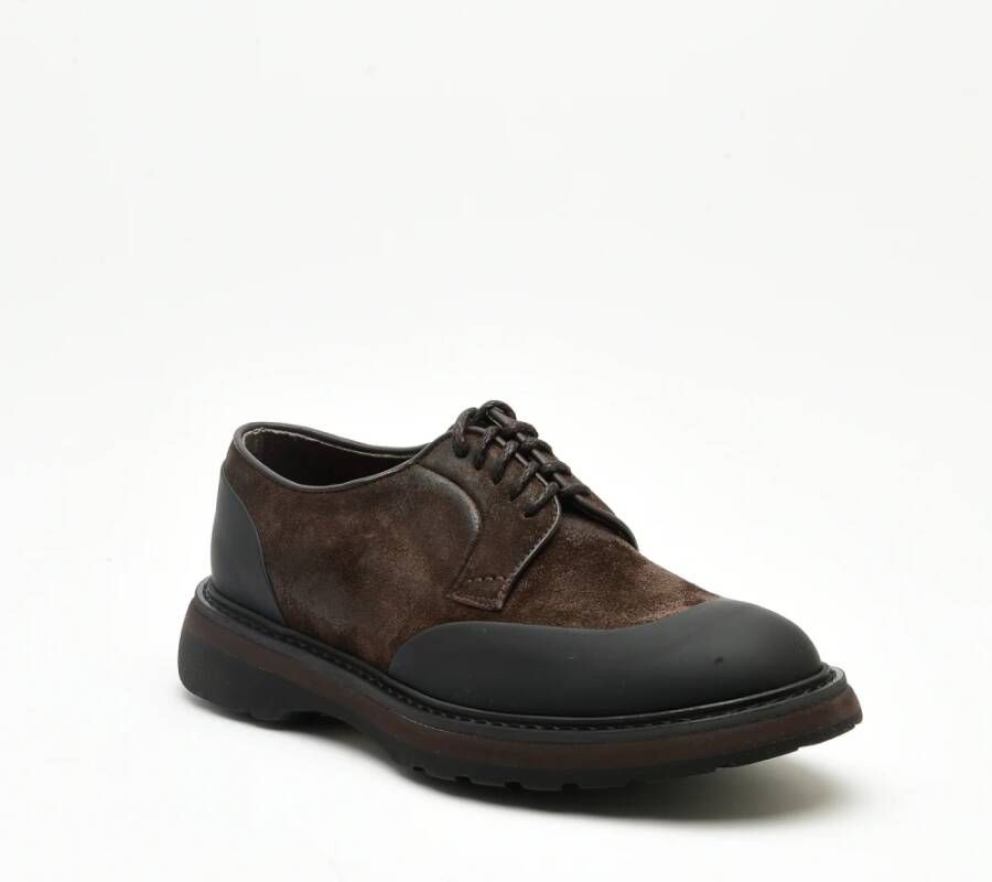 Doucal's Klassieke Bruine Suède Schoen Multicolor Dames