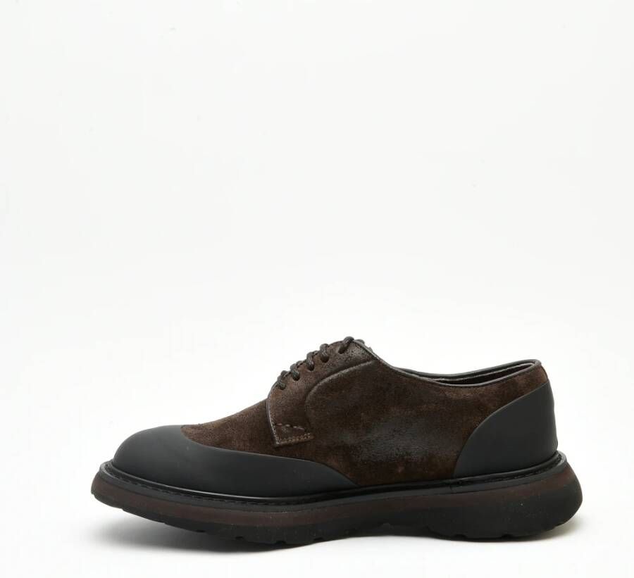 Doucal's Klassieke Bruine Suède Schoen Multicolor Dames