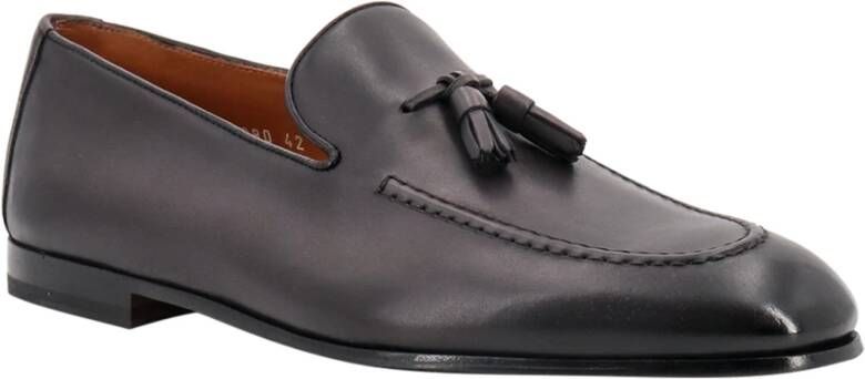 Doucal's Klassieke Leren Loafers Black Heren