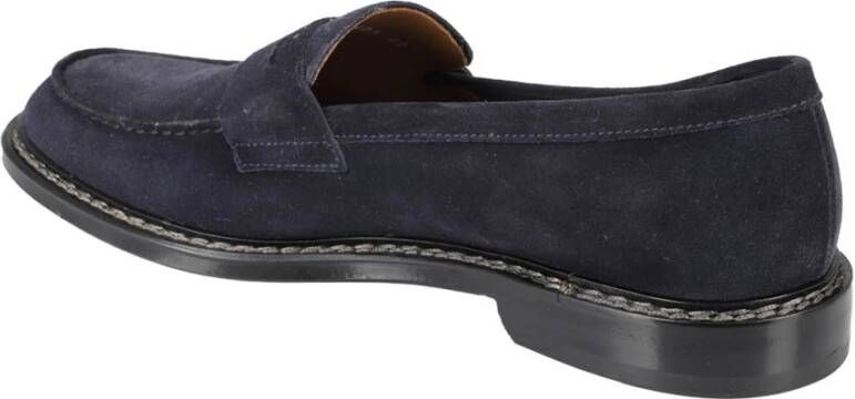 Doucal's Klassieke Penny Loafers Blue Heren