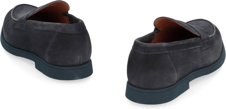 Doucal's Klassieke suède loafers met ronde neus