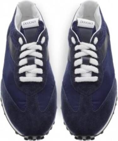 Doucal's Marineblauwe Lage Top Sneakers Blauw Heren