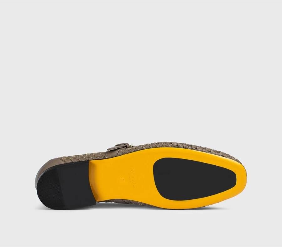 Doucal's Leren balletschoen voor dames | modder Brown Dames