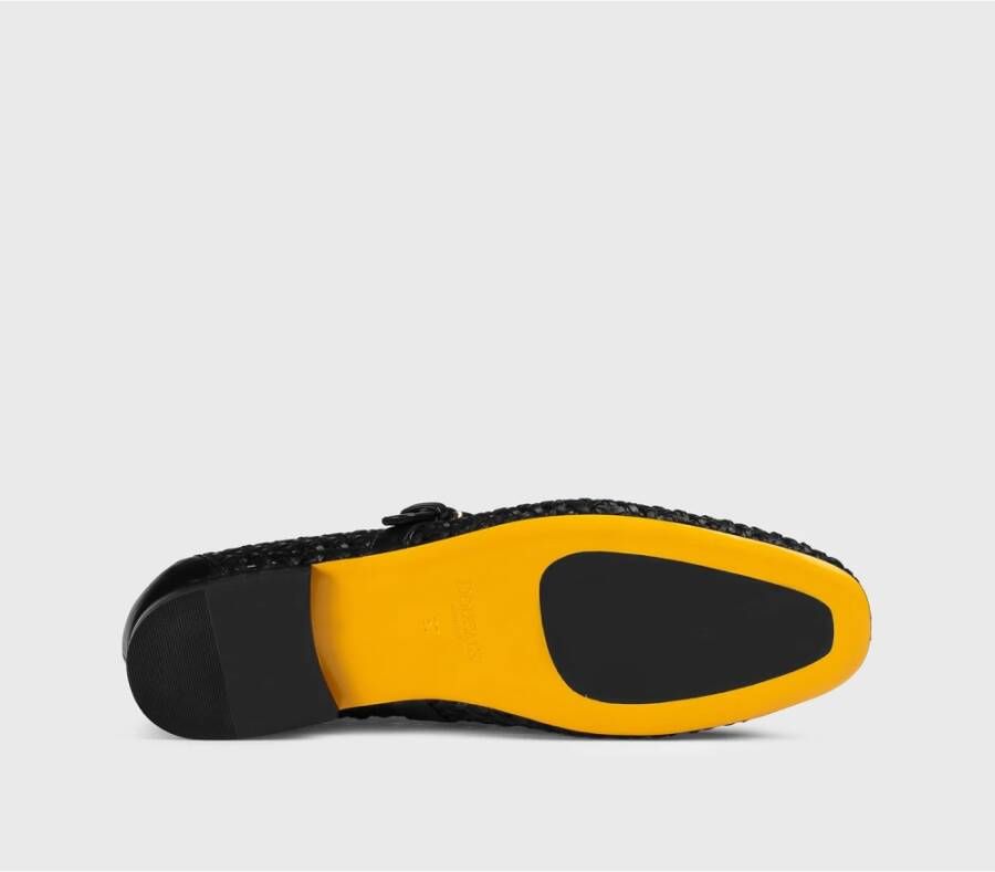 Doucal's Leren balletschoen voor dames | zwart Black Dames