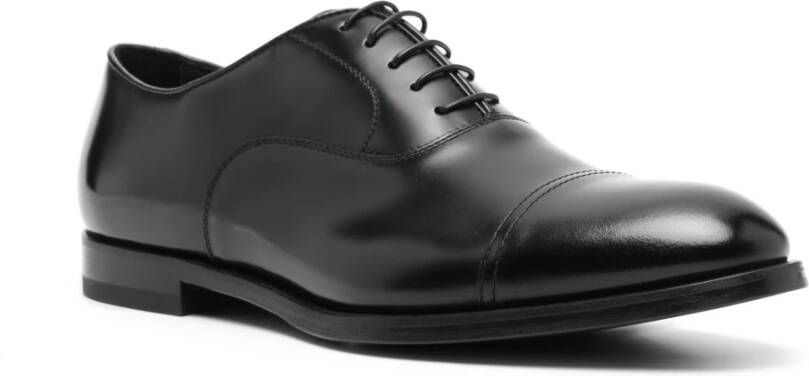 Doucal's Leren Derby Schoenen Black Heren