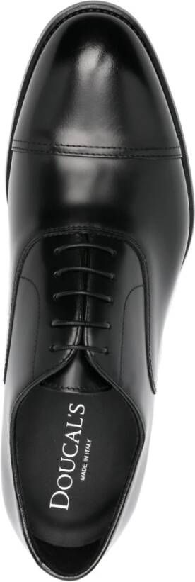 Doucal's Leren Derby Schoenen Black Heren