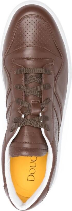 Doucal's Leren Lage Sneakers Brown Heren