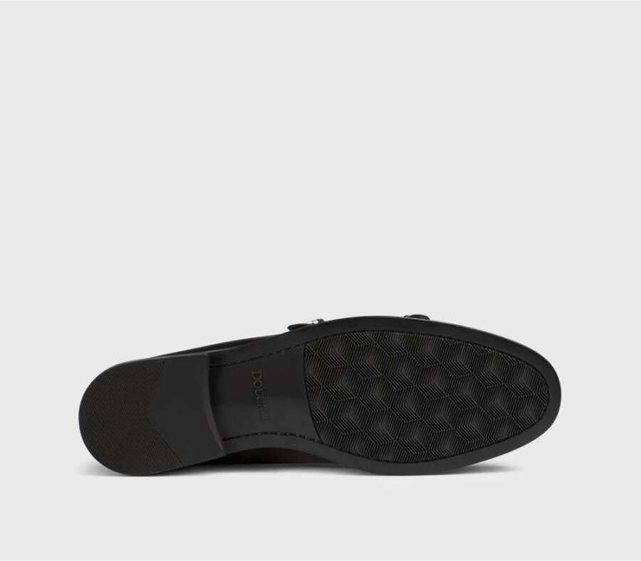 Doucal's Leren Loafer met Dubbele Gesp