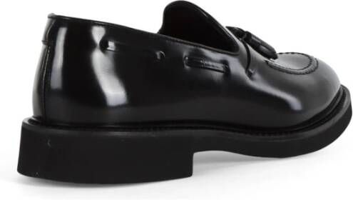 Doucal's Leren Loafers met Kwastjes Black Heren